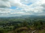 Clitheroe with Pendle behind. Clitheroe with Pendle behind.