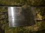 Plaque by a gate Plaque by a gate