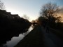 Onto the canal in the dimmimg light Onto the canal in the dimmimg light
