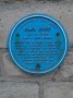 Plaque by the canal Plaque by the canal