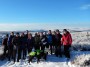  The group with Winter Hill in the background