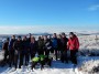 The group with Winter Hill in the background The group with Winter Hill in the background