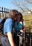 Barbara and David at the gate too Barbara and David at the gate too