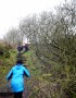 Up the steps towards Walker Fold Up the steps towards Walker Fold