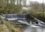  The weir with the fish ladder at the side