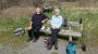 Don and Isobel share a bench Don and Isobel share a bench