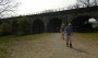 Railway bridge on the way back Railway bridge on the way back