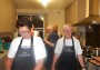 The cooks are working hard The cooks are working hard