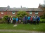 The start of the walk outside Sycamore House The start of the walk outside Sycamore House