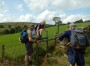 Louise climbs a stile Louise climbs a stile