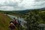 Crossing the road, fabulous views all round Crossing the road, fabulous views all round