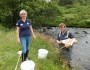   Cumbria River Trust checking the water quality