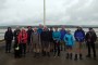 The group at Arnside Pier The group at Arnside Pier