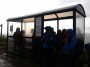 Wimps in bus shelter at Belthorn Wimps in bus shelter at Belthorn
