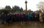 &nbsp;The group at Broughton War memorial