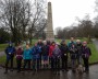 &nbsp;The group at the War memorial