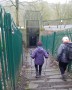 Down the steps Down the steps