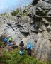 Rock climbing at Warton Crag Rock climbing at Warton Crag