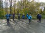 Practising our social distancing at the start Practising our social distancing at the start