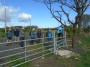 Over a posh metal stile Over a posh metal stile