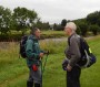 Nick and Bob with Bank Hall on the other side of the river Nick and Bob with Bank Hall on the other side of the river