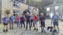 The group in Whitworth Square The group in Whitworth Square