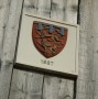 Crest of the Duchy of Lancaster, we didn't see her Majesty though. Crest of the Duchy of Lancaster, we didn't see her Majesty though.