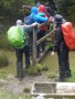 This bridge was nearly flooded This bridge was nearly flooded