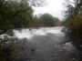 Weir in spate near Staveley Weir in spate near Staveley