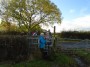 Queue for the kissing gate Queue for the kissing gate