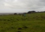 Off across the fields - muddy in places Off across the fields - muddy in places