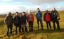 The group with Pendle in the background The group with Pendle in the background