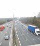 The motorway was busy The motorway was busy