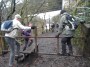 A fun stile, Nick bypasses it A fun stile, Nick bypasses it