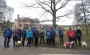 &nbsp;The group with Astley Hall in the background