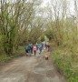 Walking up to Hawkshaw Walking up to Hawkshaw