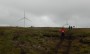 By the wind farm