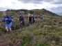 Scrambling down Scrambling down