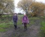 Gwyneth and Barbara on the way back Gwyneth and Barbara on the way back