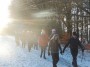 Walking in the winter sun Walking in the winter sun