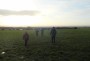 Walking with the sun behind us Walking with the sun behind us