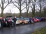 Gathering by the cars Gathering by the cars