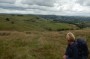 Looking back along the valley Looking back along the valley