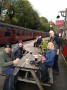 Oxenhope station afternoon break
