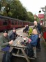 Oxenhope station afternoon break Oxenhope station afternoon break