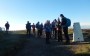 The group at the trig point The group at the trig point