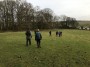 Off across the fields Off across the fields