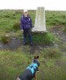 Caz and Alf at the trig