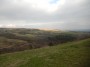 The light fading over the moors