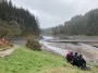 The water is quite low
